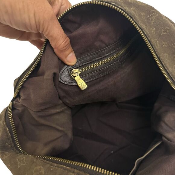 Louis Vuitton Authentic Dark Brown Monogram Idylle Ballade MM Canvas Shoulder To - Picture 5 of 15